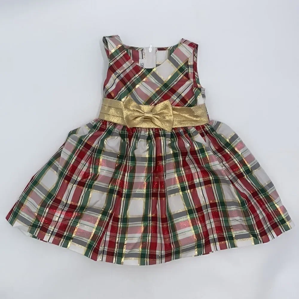 Bonnie Jean Christmas Dress Girls Size 2T